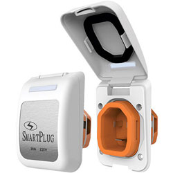 SmartPlug 30 Amp 125 Volt Shore Power Inlet with Cover