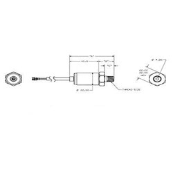 Maretron Pressure Transducer: 0 to 5 PSI