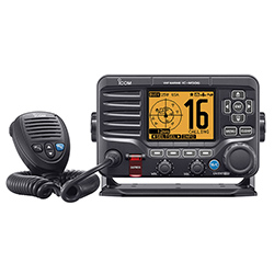 Icom IC-M506-11 Fixed-Mount VHF Radio with Hailer, NMEA 2000 / 0183 Front Mic