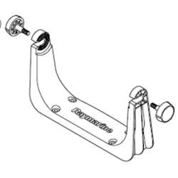 Raymarine Trunnion Kit Mounting Bracket Kit - 9" Displays