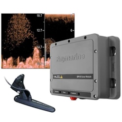 Raymarine CP100 DownVision Fishfinder with Transom Mount CPT-100 Transducer