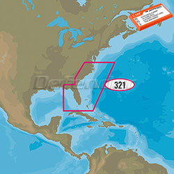 C-MAP MAX WIDE Bathymetric Fishing Charts