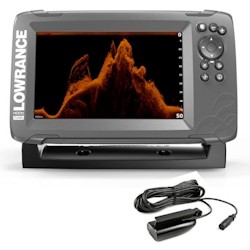 Lowrance Hook<sup>2</sup>-7x Fishfinder / GPS with SplitShot Transducer