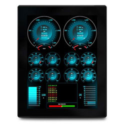 Oceanic Systems Mulitple Engine Display