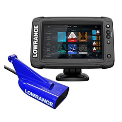 Lowrance Elite-7 Ti2 w/HDI xSonic Transducer & Navionics+ Charts