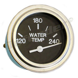 Sierra Marine 80590P Heavy Duty Boat Water Temperature Gauge 120-240°F SW Black