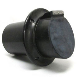Centek Thru Hull Exhaust Fitting with Flapper