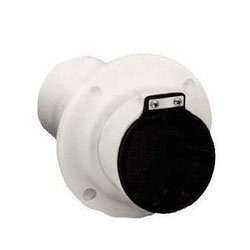 Centek Thru Hull Exhaust Fitting with Flapper