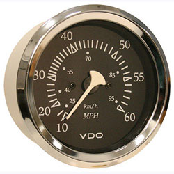 SPEEDOMETER 65 MPH ECLIPSE SERIES 3/" 68396P KIT INCLUDES PITOT AND TUBE TELEFLEX