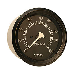 VDO Allentare Programmable Tachometer - Illuminated