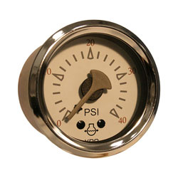 VDO Allentare Water Pressure Gauge - Illuminated