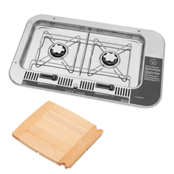 Origo 4100CB Non-Pressurized 2-Burner Alcohol Stove Top
