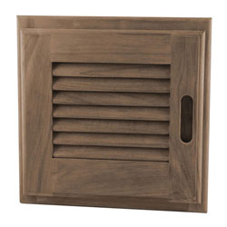SeaTeak Louvered Door and Frame