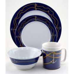 Galleyware Melamine Dinnerware Set - Anchorline Galleyware Melamine Dinnerware Set - Anchorline