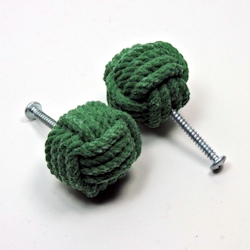 Mystic Knot Monkey Fist Nautical Drawer / Cabinet Pull Knobs