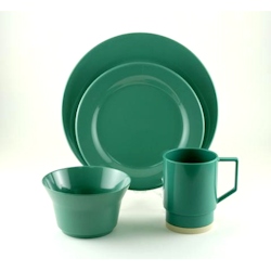 Galleyware Melamine Dinnerware Large Box Set Solid Seafoam Green Galleyware Melamine Dinnerware Large Box Set Solid Seafoam Green Defender Marine