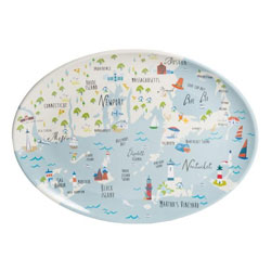 Galleyware Anchor Divided Appetizer Tray