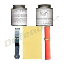 Whitewater CSM (Hypalon) Repair Kit - Small - Red