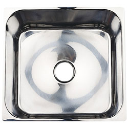 Scandvik Mirror Finish Stainless Steel Square Sink