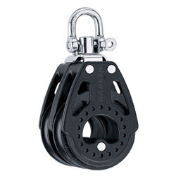 Harken 75 mm Carbo Air Block Double Swivel Block