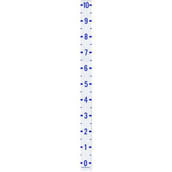 Forespar Nash Rigging Label #204, 0-10" Scale