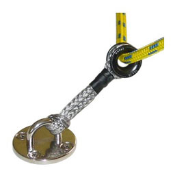 Antal Low Friction Ring with Dyneema Loop - 10mm / 70mm