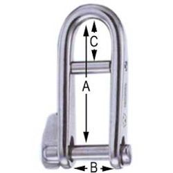 Wichard Key Shackle with Bar - 5/16"