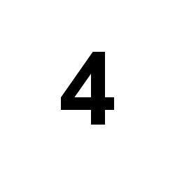 Bernard Self-Adhesive Fabric Sail Number - 4