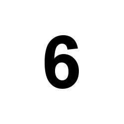 Bernard Self-Adhesive Fabric Sail Number - 6