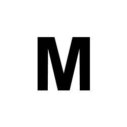 Bernard Self-Adhesive Fabric Sail Letter - M