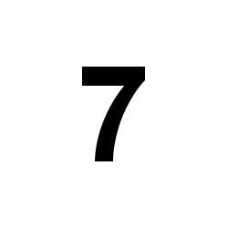 Bernard Self-Adhesive Fabric Sail Number - 7