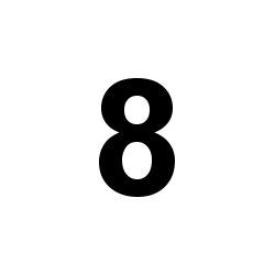 Bernard Self-Adhesive Fabric Sail Number - 8