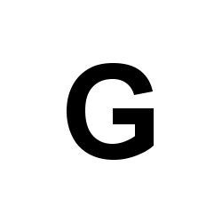 Bernard Self-Adhesive Fabric Sail Letter - G