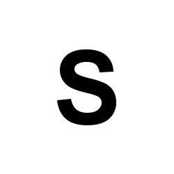 Bernard Self-Adhesive Fabric Sail Letter - S