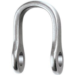 Shackles Dee Viadana 316 Stainless Steel Stamped D Various Sizes /& Styles 5mm, Clevis Pin 22mm Wide
