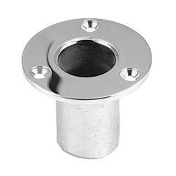 Perko 0218 Flush-mount Straight Flag Pole Socket - 1-1/4"