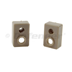 Recmar End Caps For Shower Curtain Slide