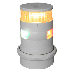 Aqua Signal Series 34 LED Tri-Color Navigation / Anchor Light