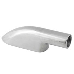 Whitecap Rail End - Bottom Mount 90 Degrees - Female End