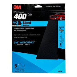 3M Marine Imperial Wet or Dry Sandpaper Sheets