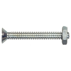 Handi-Man Machine Screw with Nut - Phillips Oval Head