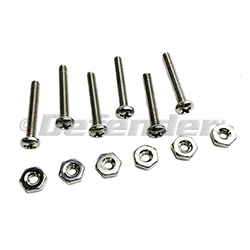 Handi-Man Machine Screws with Nuts - Phillips Oval Head