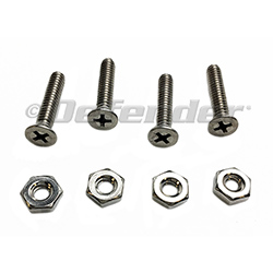 Handi-Man Machine Screw with Nut - Phillips Flat Head