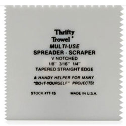 MAS Epoxies 4-Sided Notched Trowel Epoxy Spreader