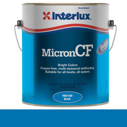Interlux Micron CF Antifouling Bottom Paint - Gallon - Blue - Dented Can