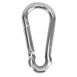 Marine Hardware Staple Hook Loop with Screws VANFLY 10 Pcs Stainless Steel 1.8 inch Pad Eye Plate U Hooks 10pcs Stainless Steel Snap Hook Plastic Expansion Pipe