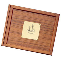Weems & Plath Teak Wood Log Book Cover