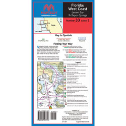 Maptech Folding Waterproof Chart - Lemon Bay to Tarpon Springs