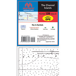 Maptech Folding Waterproof Chart - The Channel Islands