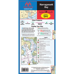Maptech Folding Waterproof Chart Narragansett Bay Defender Marine